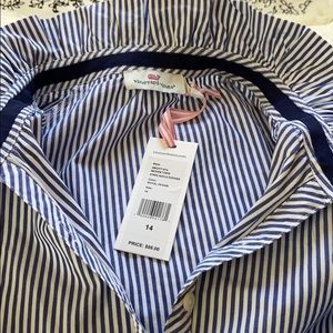 Vineyard vines women’s stripe ruffle popover